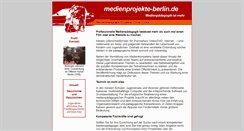 Desktop Screenshot of medienprojekte-berlin.de