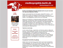 Tablet Screenshot of medienprojekte-berlin.de